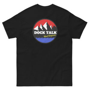 DOCK TALK West Virginia Small Logo Classic Tee